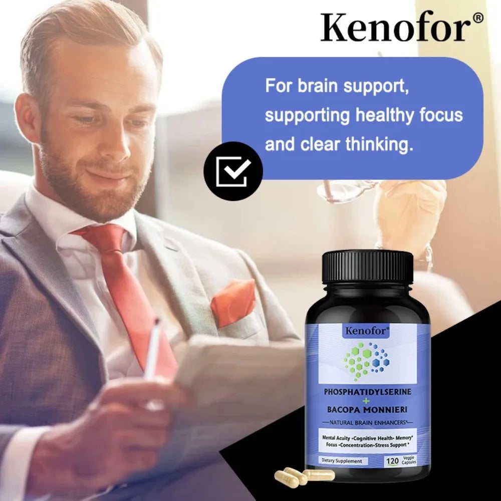 Phosphatidylserine Capsules – Brain Focus & Memory Support Brain Health Supplement Qst