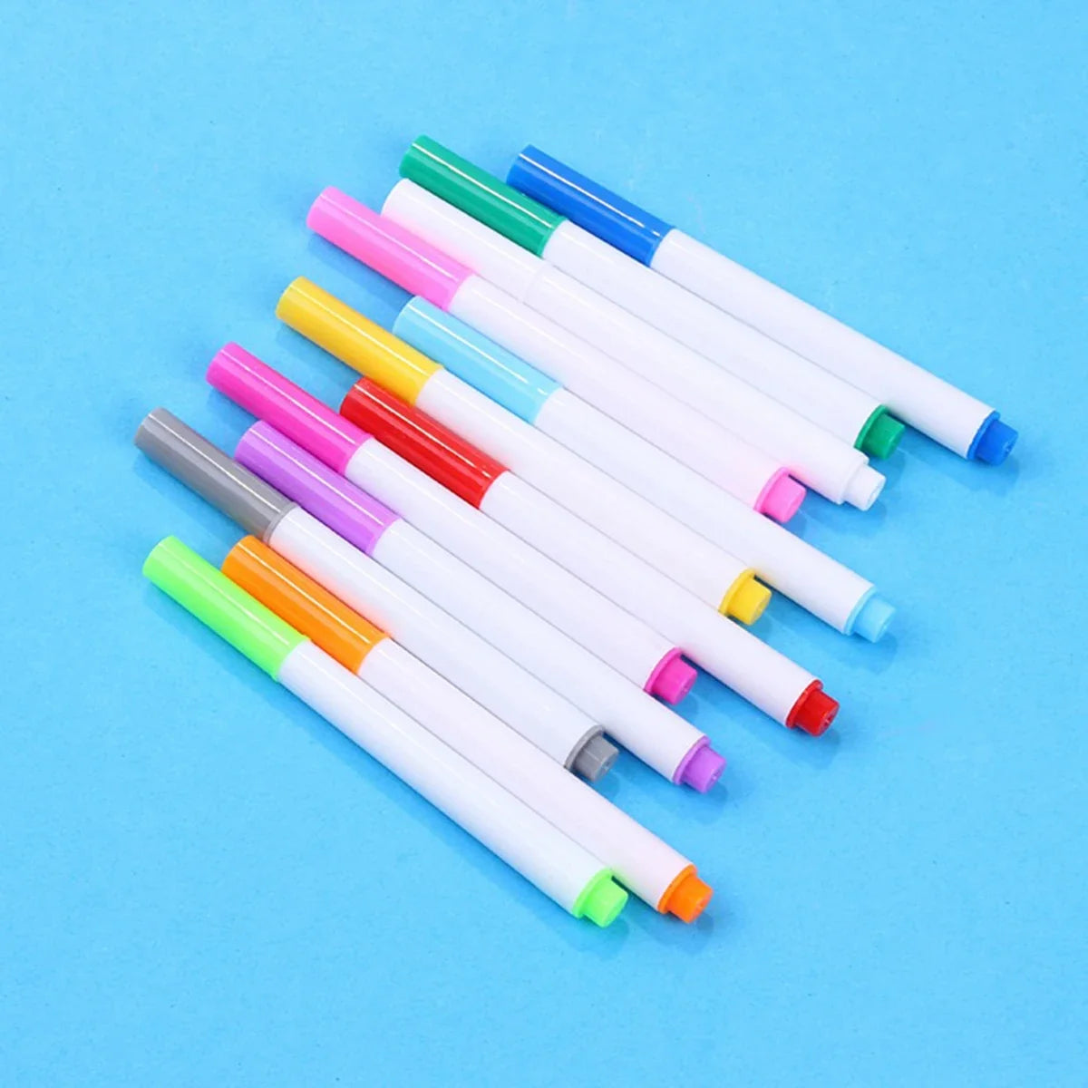 White Liquid Chalk Erasable Markers – Glass & Whiteboard Pens Liquid Chalk Markers Qme