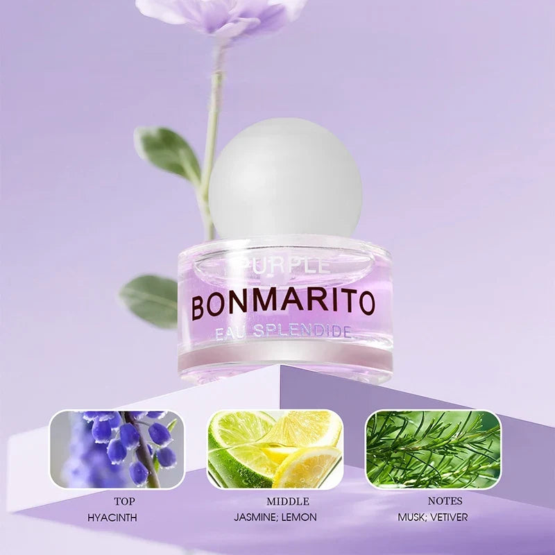 eelhoe Women's Floral Fruity EDT Perfume 10ml | Long Lasting Women's EDT Perfume Qme Purple 10ml