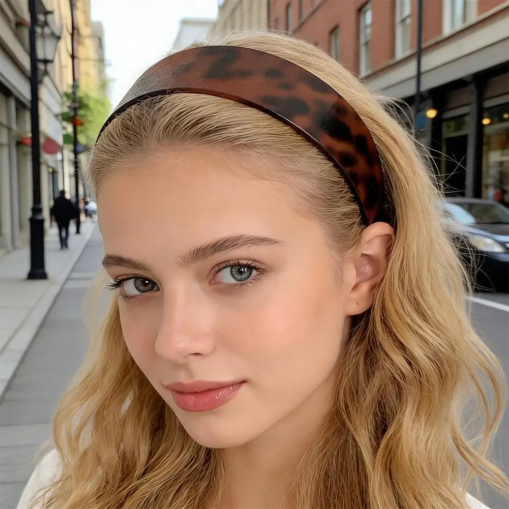 Vintage French Tortoiseshell Headband – No-Slip Women's Hair Band Tortoiseshell Headband Qme