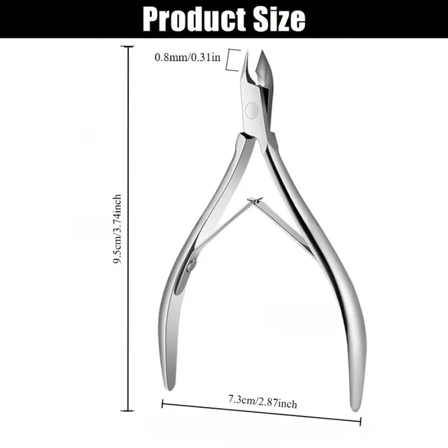 Professional Sharp Blade Cuticle Nippers & Nail Trimmer | Qme Cuticle Nippers Qme