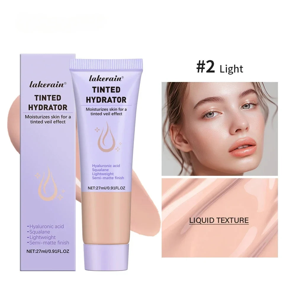 Qme Strong Coverage Tinted Hydrator Makeup – Even Skin Tone Tinted Hydrator Foundation Qme 02-Light