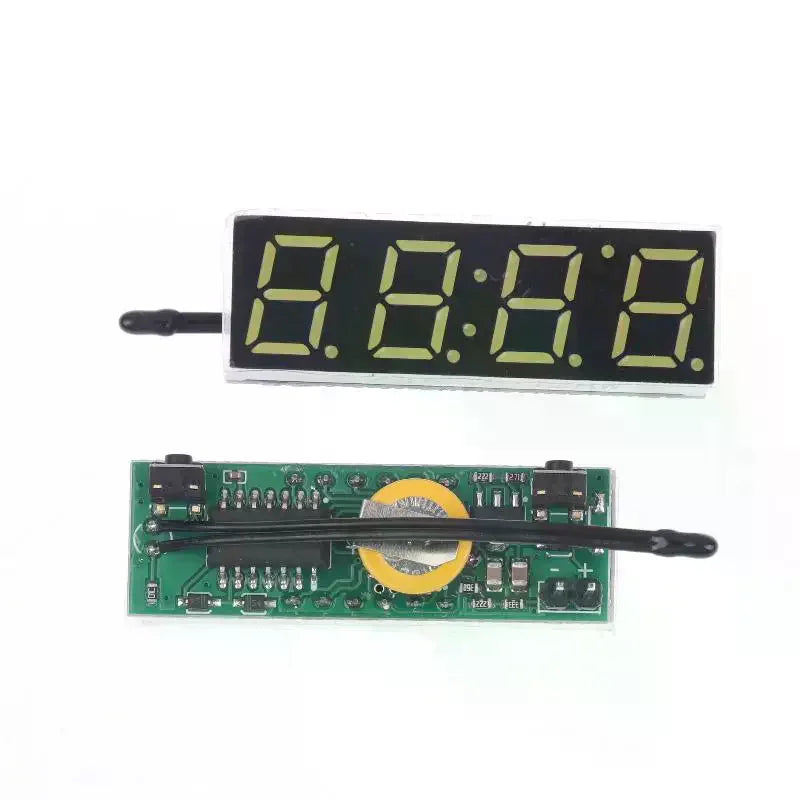 Digital Clock Temperature Voltage Module – DIY Car Voltmeter Car Voltmeter Module Qme