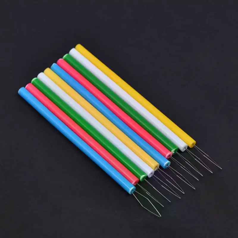 Colorful Cylindrical Needle Threader Sewing Tool – 6 Colors Needle Threader Qme