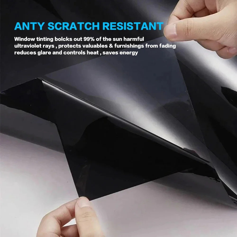 Car Window Tint Film 75cm x 3m – Dark Privacy Vinyl, 7 Colors Window Tint Film Qme