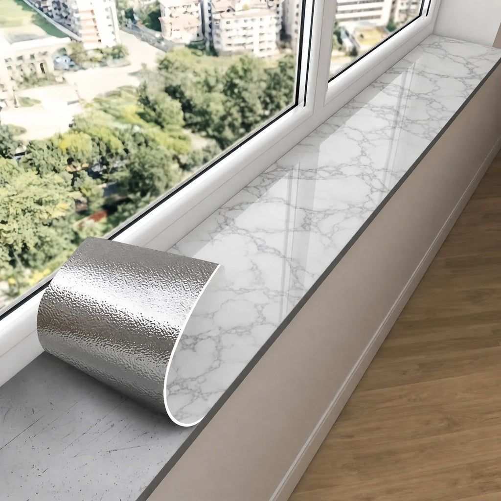 Marble Peel & Stick Window Sill & Door Frame Stickers – PVC Decorative Wall Stickers Qme