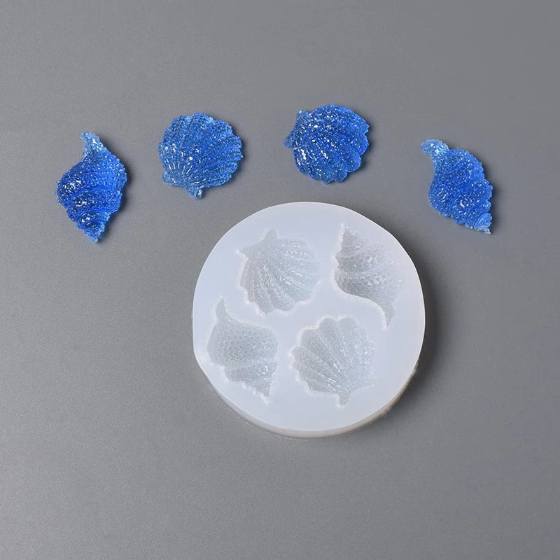 Shell Conch Silicone Mold – Epoxy Resin, Chocolate & Crafts Silicone Craft Mold Qme