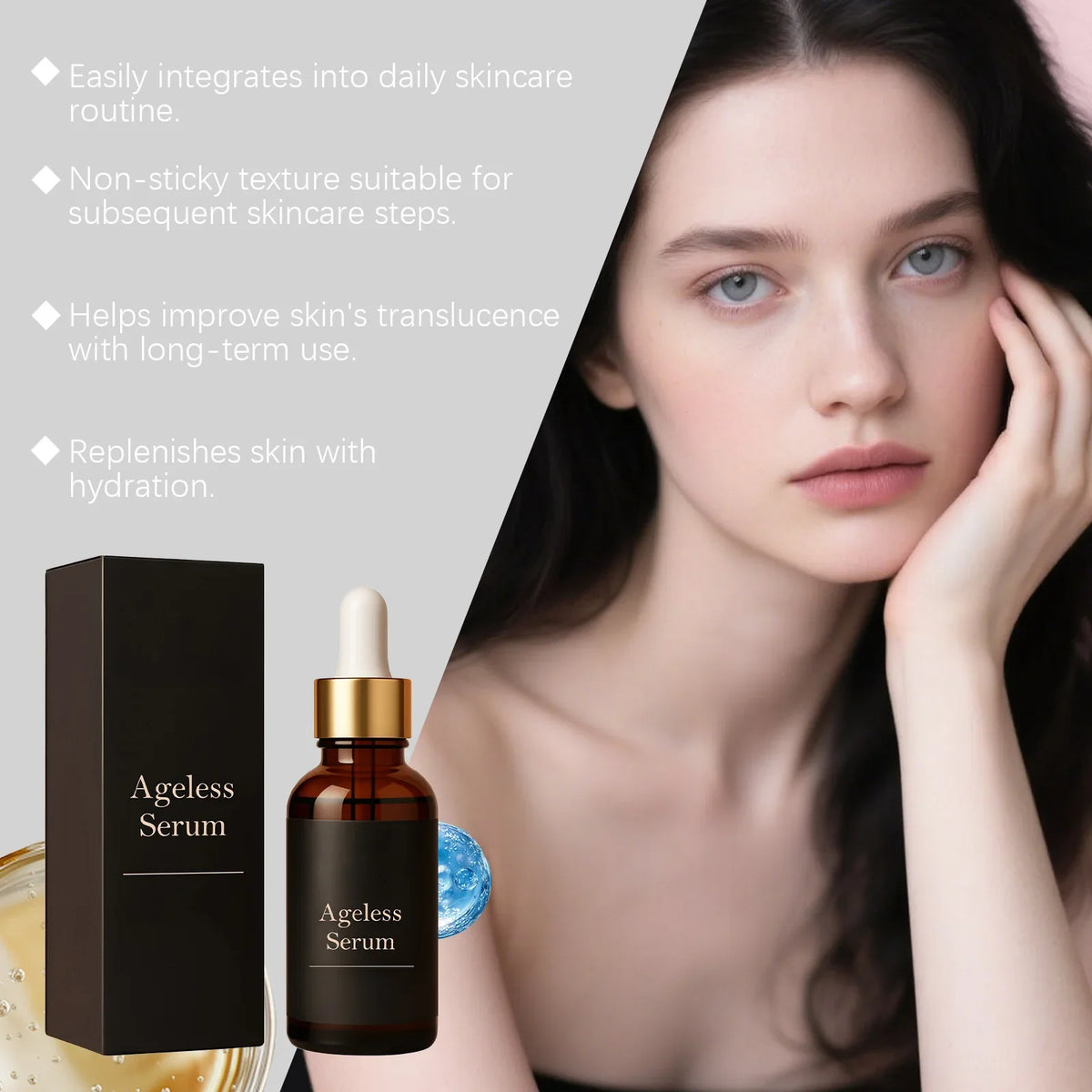 Collagen Face Serum – Firming, Brightening & Moisturizing Face Serum Qme