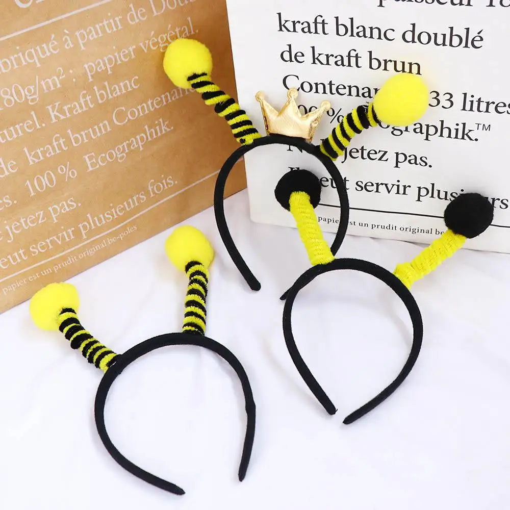 Kids Bee Cosplay Headband – Novelty Simulation Food Hair Hoop Novelty Kids Headband Qme