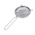 Fine Mesh Kitchen Strainer – Non-Slip Handle & Hook | Stainless Steel Kitchen Strainer Qme AV