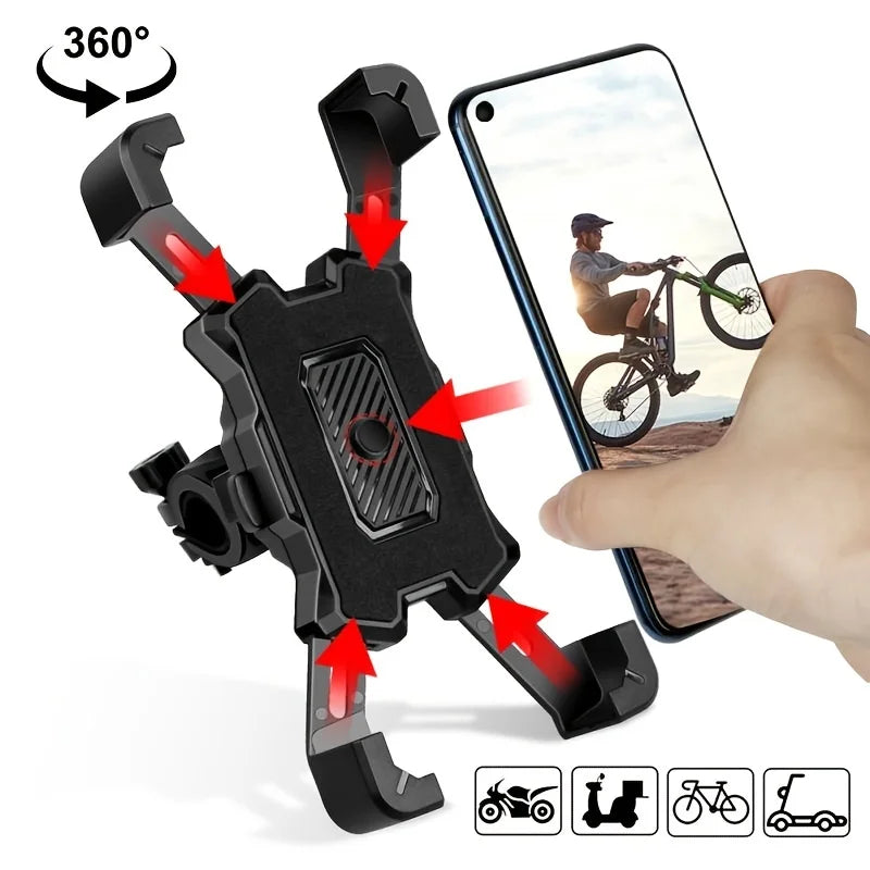 Universal Bike & Motorcycle Phone Mount | Handlebar Holder Handlebar Phone Mount Qme