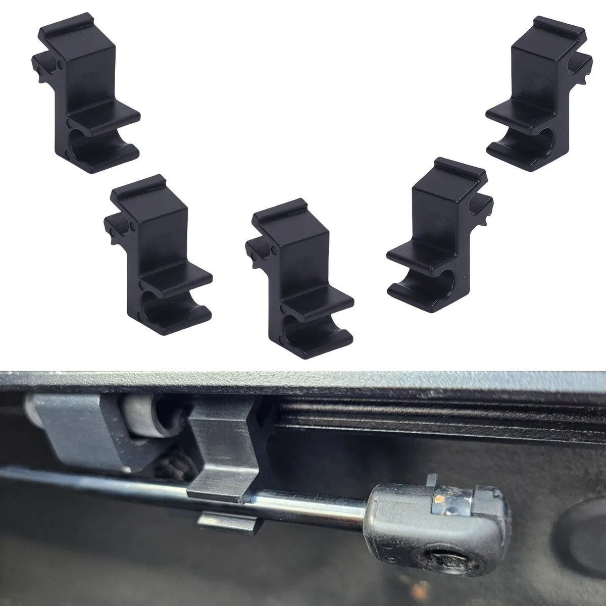 Tonneau Cover Prop Rod Clips – Hard Plastic, Anti-Crack Tonneau Cover Clips Qme