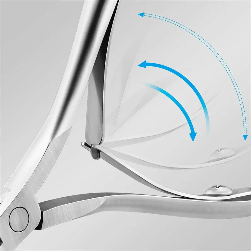 Professional Cuticle Cutter Nail Nippers & Manicure Pusher Cuticle Cutter Tool Qme