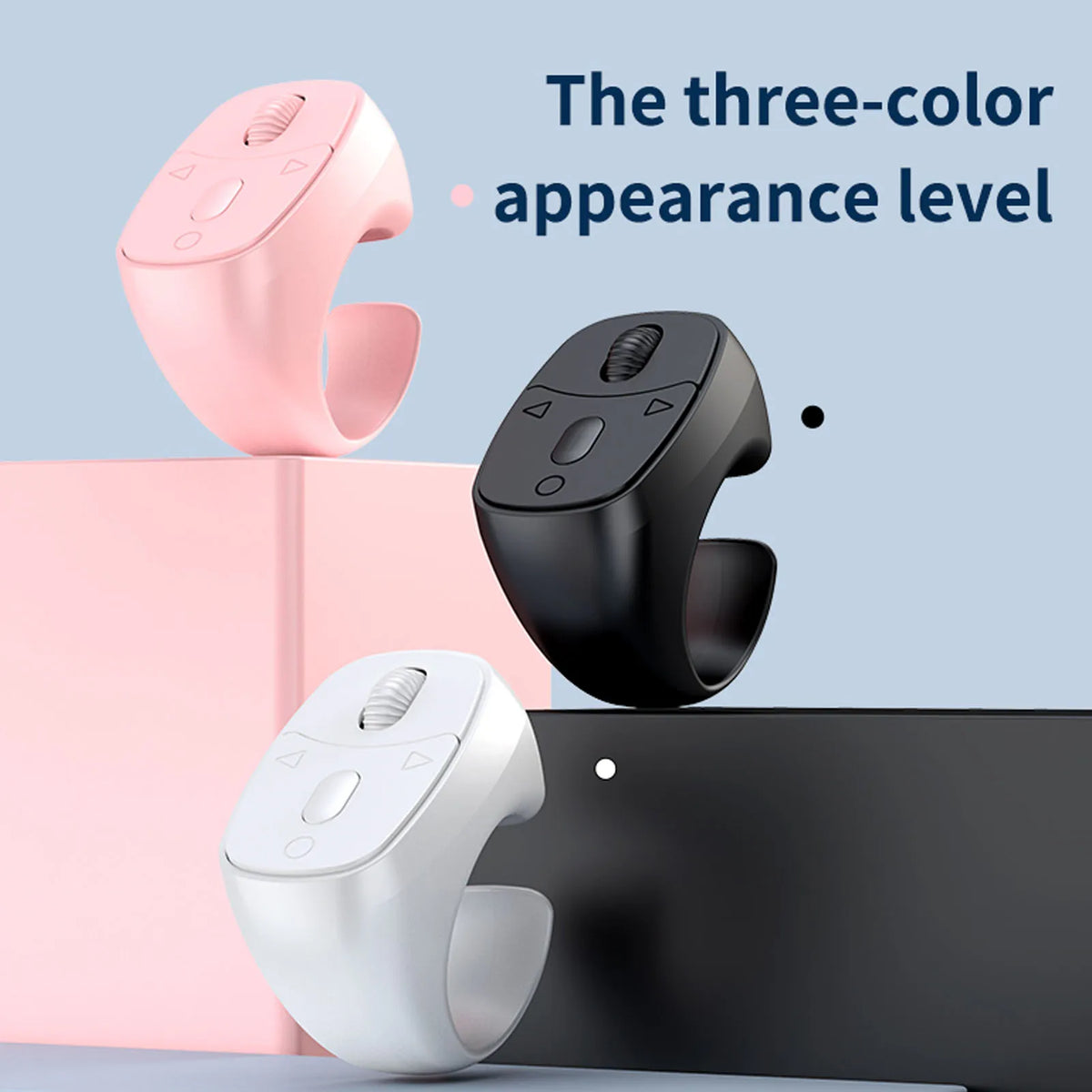 Bluetooth Fingertip Remote – Wireless Page Turner & Shutter Bluetooth Remote Control Qst