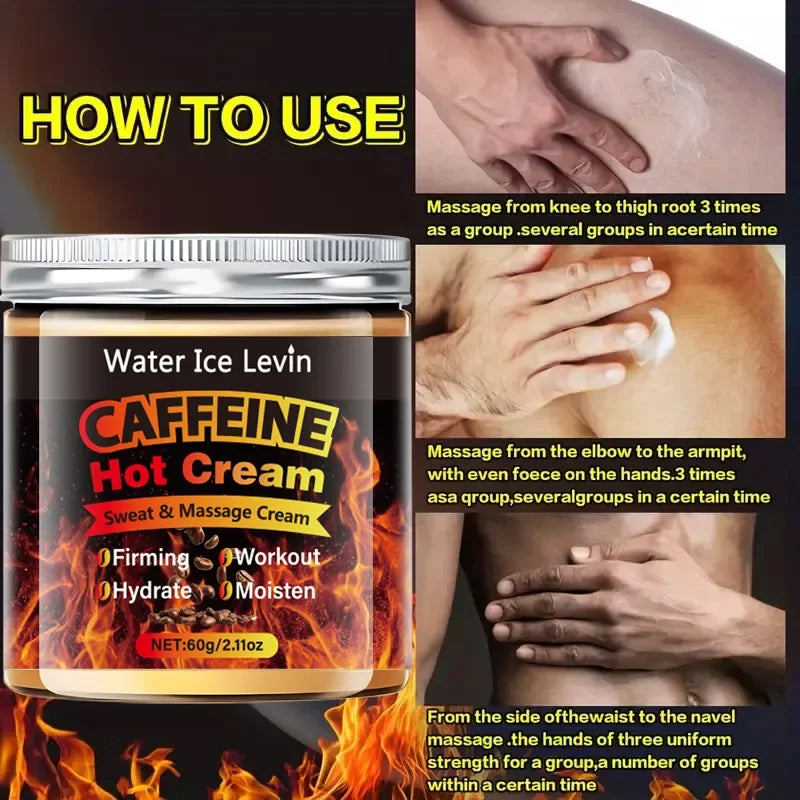 Caffeine Thermal Massage Cream – Firming & Moisturizing Body Firming Cream Qme
