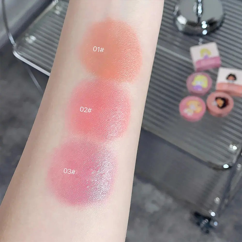 Cushion Blush Powder Puff – Blendable Long-Lasting Blusher | Qme Cushion Blush Qme