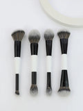 Dual-Headed Makeup Brush – Foundation, Blush & Contour Makeup Brush Qme E