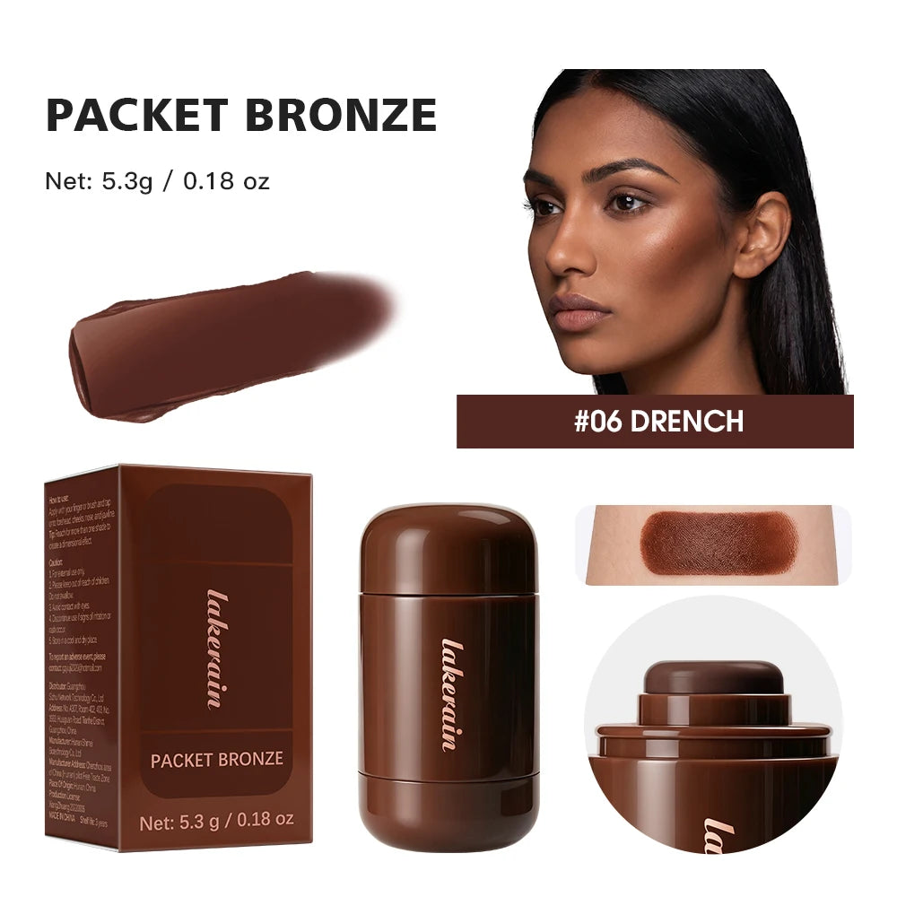 Cream Bronzer Stick – Blendable Face Contour & Bronzing Cream Bronzer Stick Qst 06