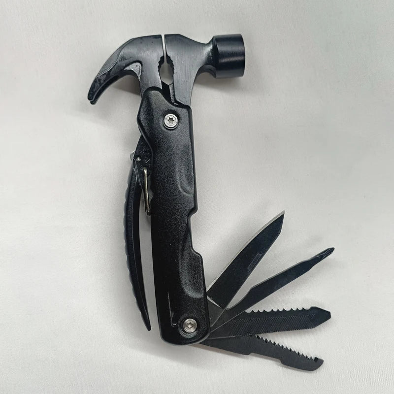 12-in-1 Multitool Hammer – Compact Camping & DIY Gift for Men Multitool Hammer Qst