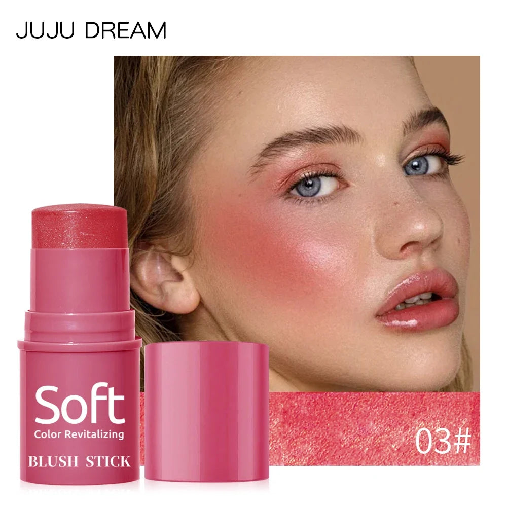 Multifunctional Blush Stick – Natural Matte Nude Makeup | Qme Cream Blush Stick Qme 03