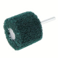 Drill Mounted Flip Wheel Green Scouring Pad Polishing Brush Drill Polishing Brush Qme green 1pc
