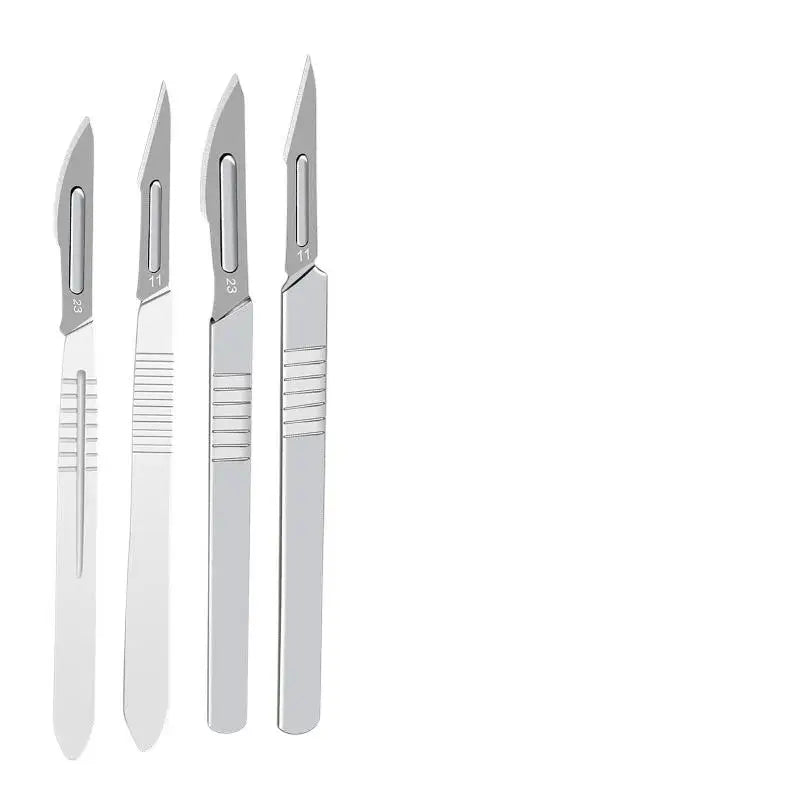 Carbon Steel Scalpel Blades & Handle – DIY Craft Cutting Tool Precision Scalpel Set Qme