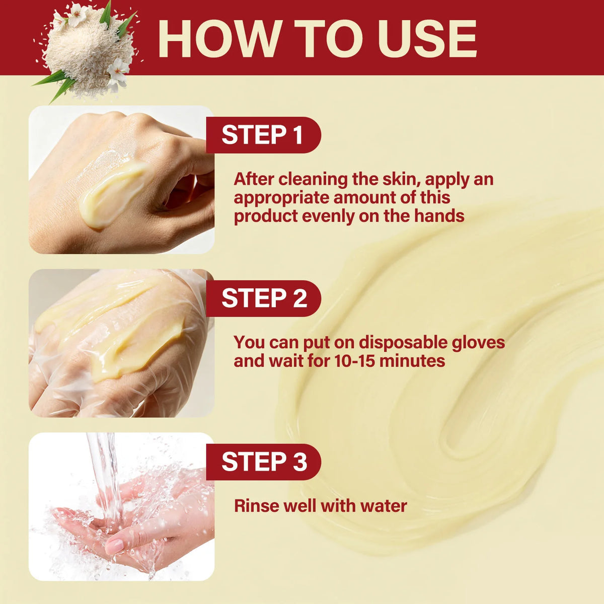 Sake Lees Hand Mask – Nourishing, Brightening & Hydrating Hand Mask Treatment Qst