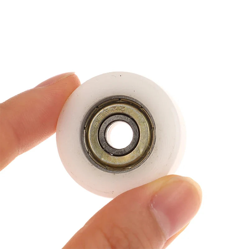 626ZZ Rubber Coated Bearing Pulley POM Plastic Wheel 6×30×9mm Bearing Pulley Wheel Qme