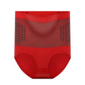 S-4XL Seamless High Waist Shaping Briefs for Women Shaping Briefs Qst Red L 1pc