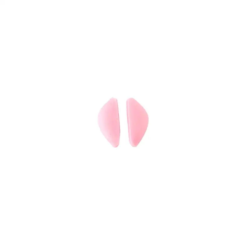 Silicone Glasses Nose Pads – Soft Non-Slip Air Cushion 1 Pair Eyewear Accessories Qst Pink