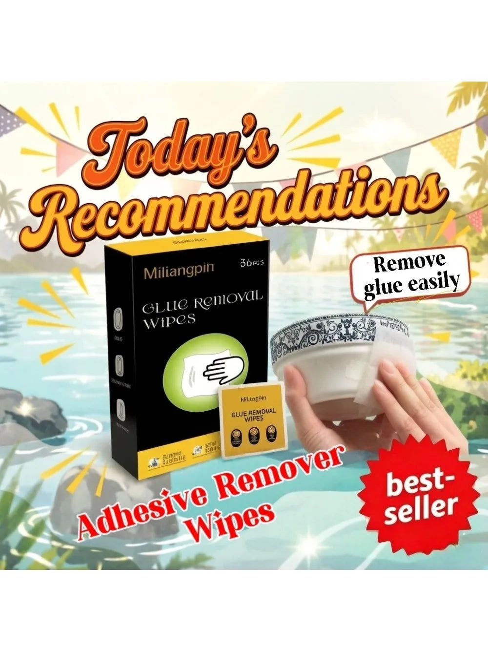 Disposable Adhesive Remover Wipes – Remove Glue Residue Adhesive Remover Wipes Qme