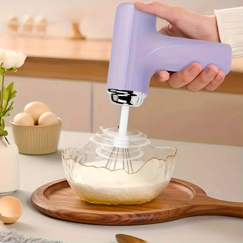 Mini Electric Milk Frother & Egg Whisk – USB Rechargeable Milk Frother Whisk Qme