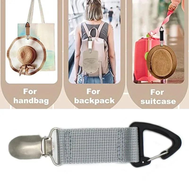 Magnetic Hat Clip Holder for Backpack, Luggage & Travel Hat Clip Holder Qme