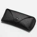 PU Leather Sunglasses Case – Soft Portable Eyeglass Pouch Eyeglass Case Qst Black