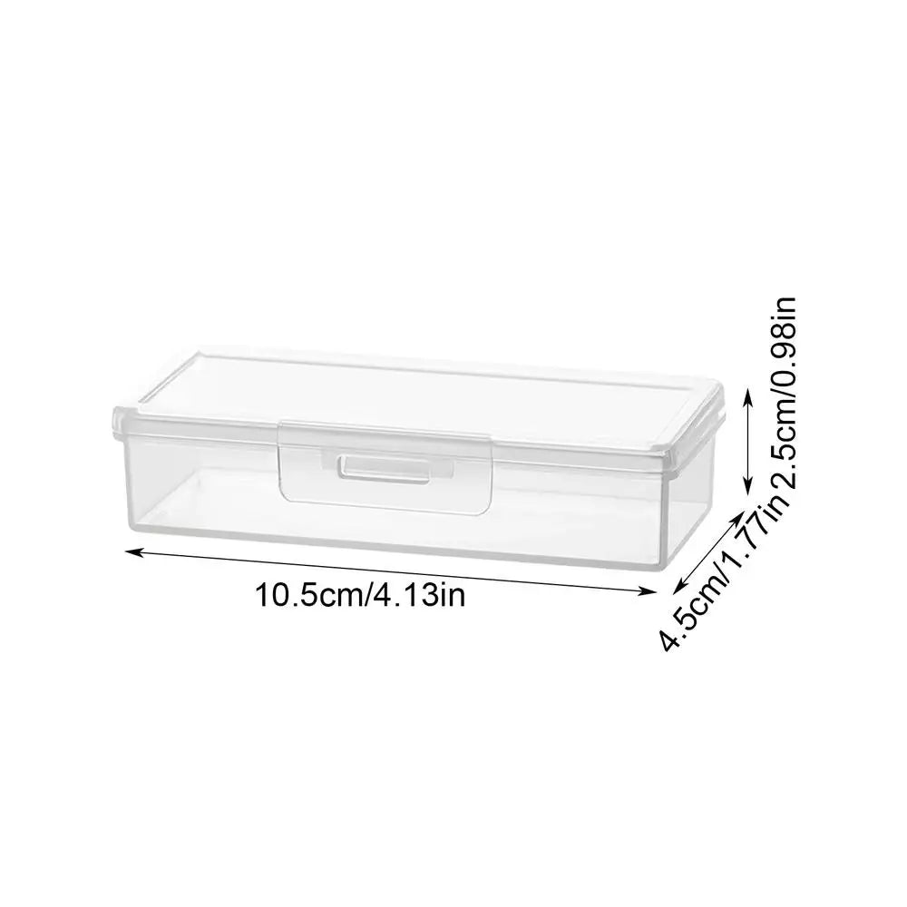 Transparent Cotton Swab & Earring Organizer Container Storage Container Qme small