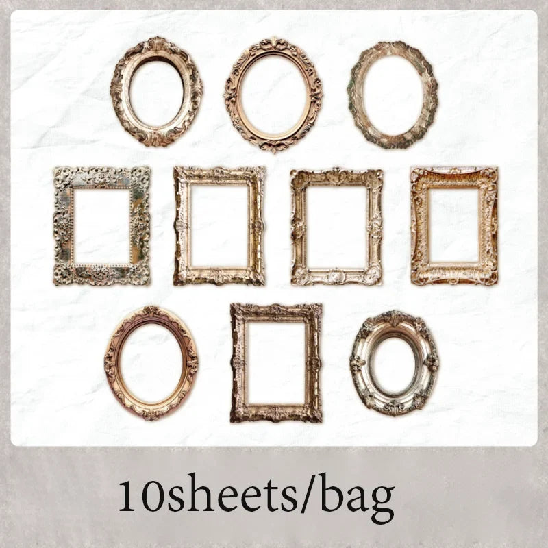 Window Frame Hollow Embossed Collage Cards – 10 Sheets Scrapbook Scrapbook Craft Cards Qme 5