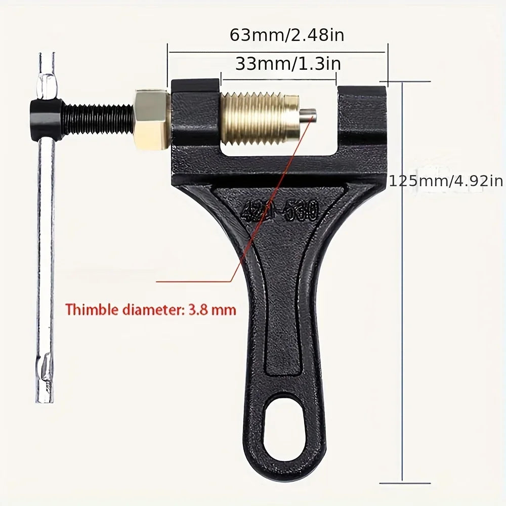 Chain Breaker Tool 420–530 for Dirt Bikes, ATVs & Go Karts Chain Breaker Tool Qme