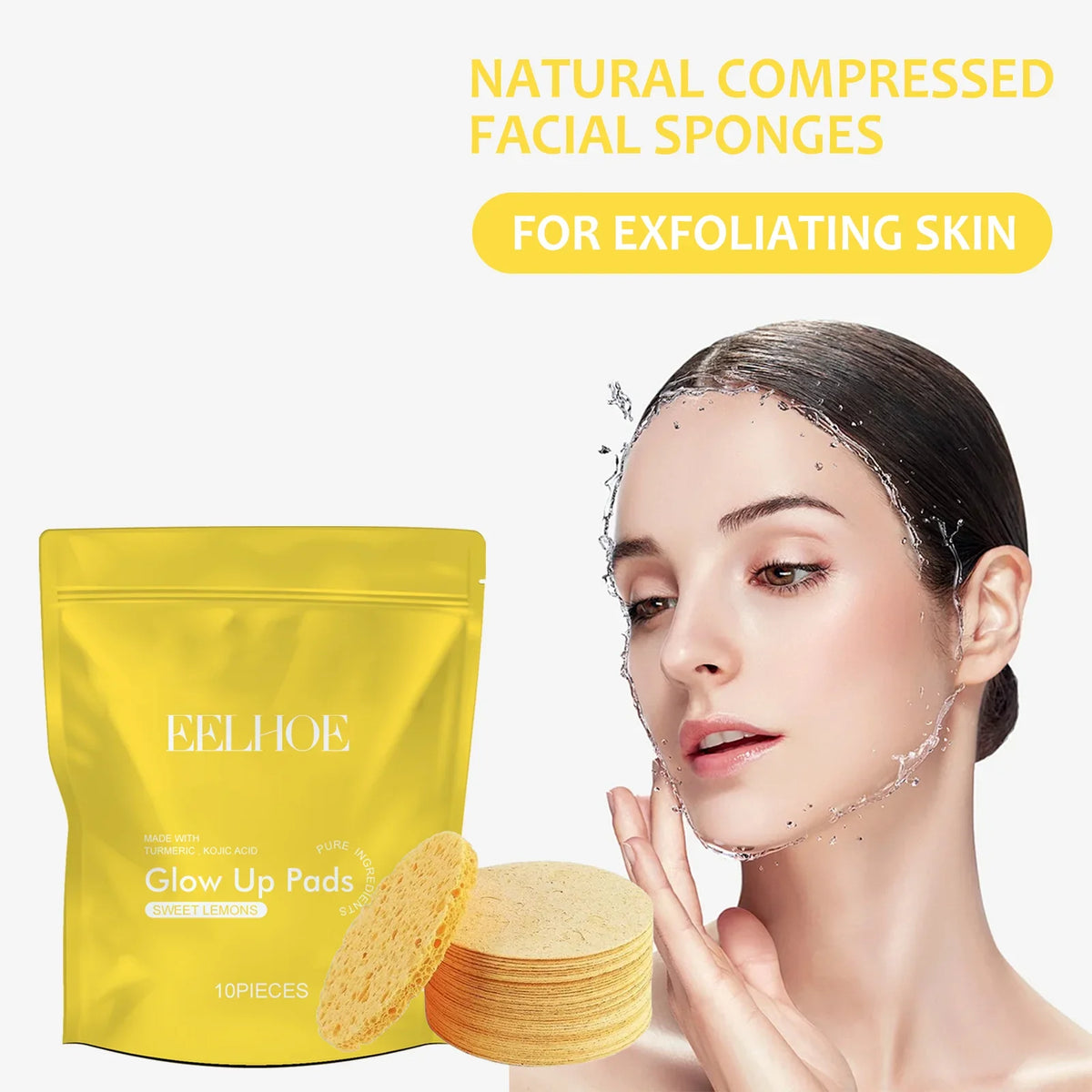 Turmeric Cleansing Pads – Oil Control, Deep Clean & Brighten Facial Cleansing Pads Qme