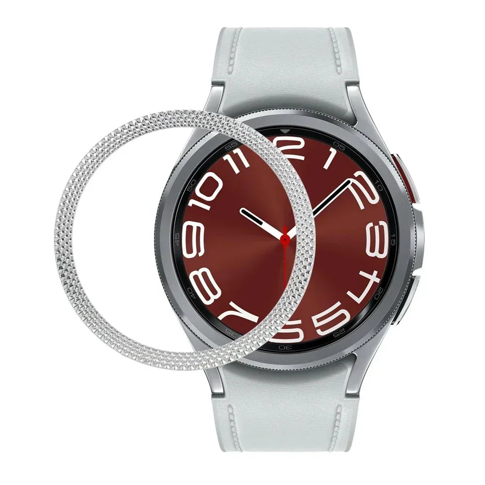 Metal Bezel Ring for Samsung Galaxy Watch 7 6 5 4 Classic Cover Watch Bezel Cover Qme
