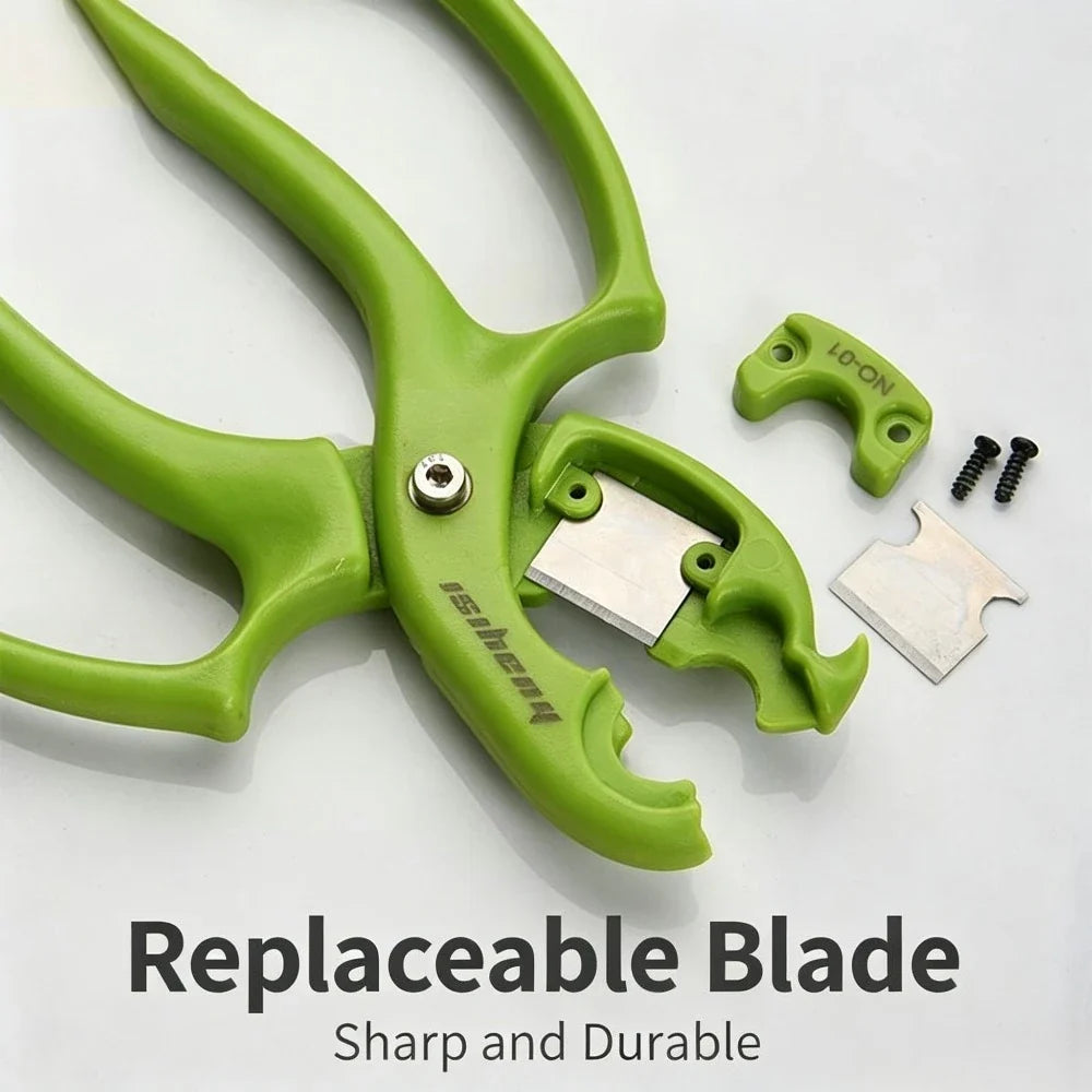 Rose Thorn Remover Scissors – Replaceable Blade Florist Stripper Thorn Remover Tool Qme
