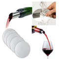 Drip-Proof Aluminum Foil Wine Pourer Discs – 10/20 Pack Wine Pourer Disc Qst 20pcs