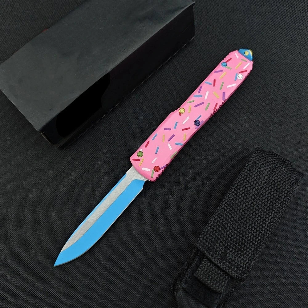 Tactical Folding Knife D2 Blade T6 Aluminum EDC Camping Tool Tactical Folding Knife Qst B United States