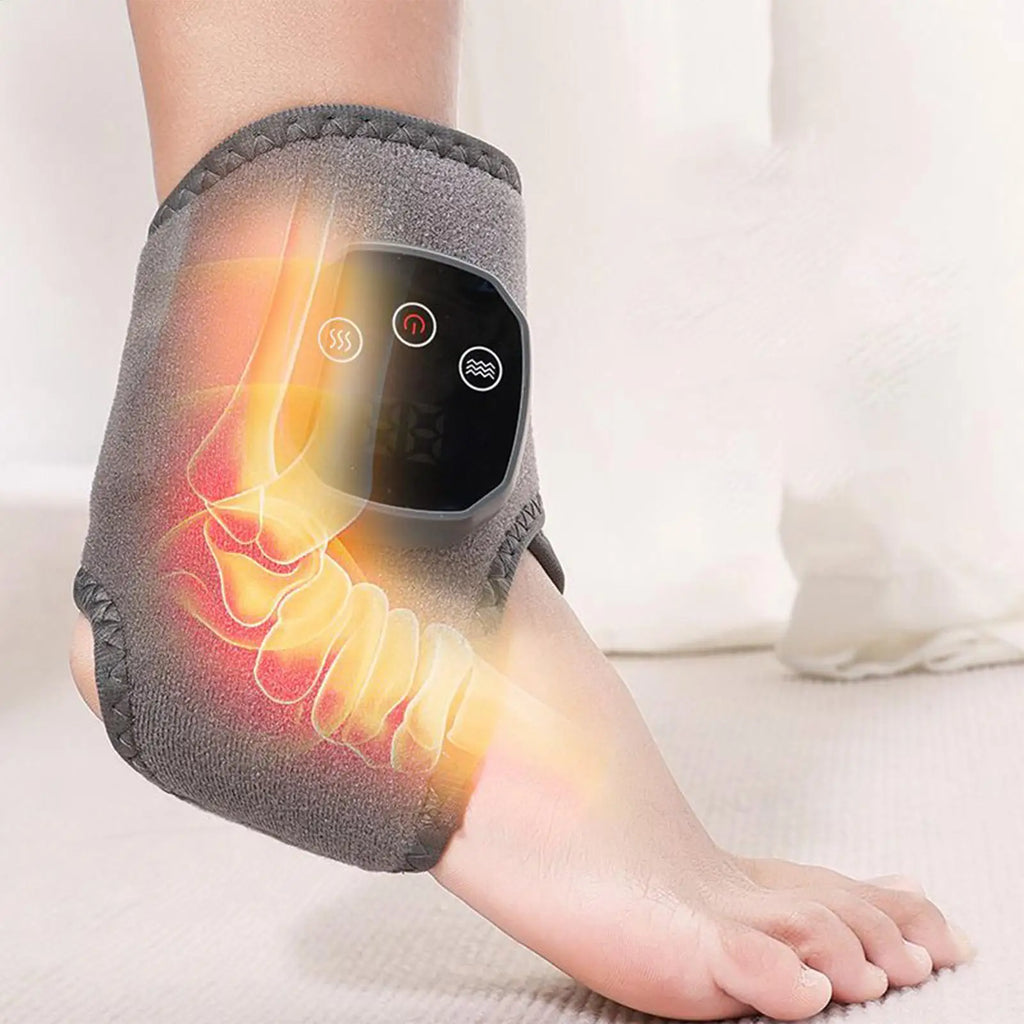 Foot & Ankle Heating Wrap Pad | 4 Heat Levels | Qme Heating Wrap Pad Qme