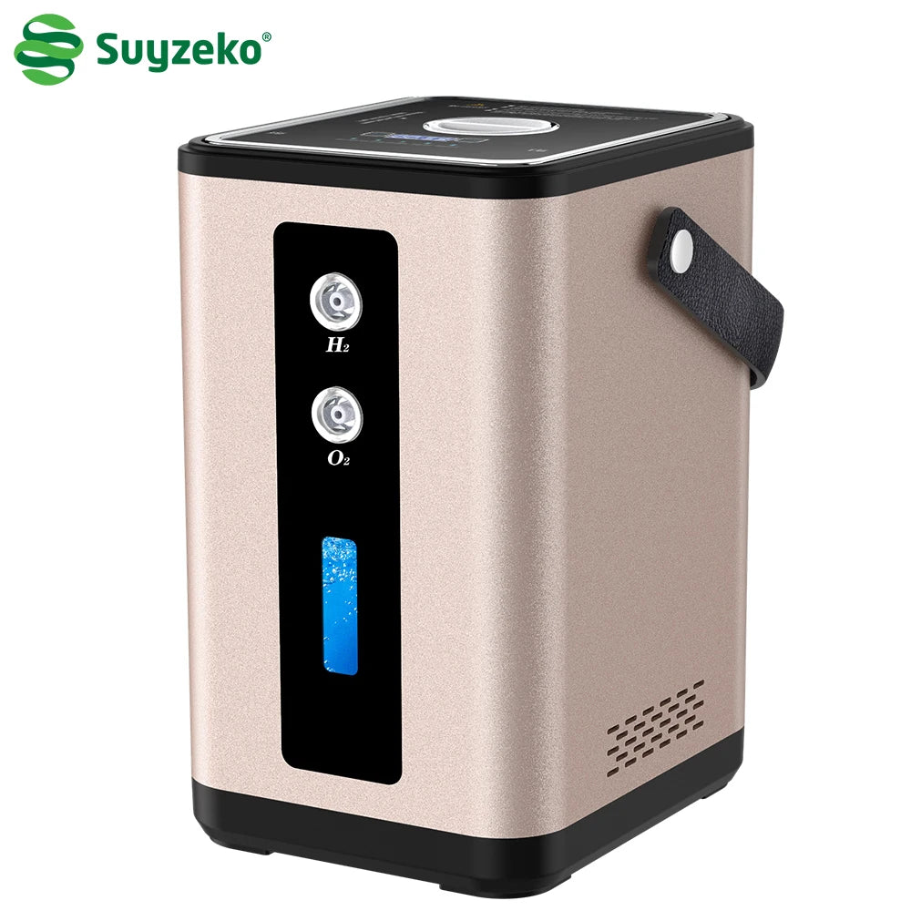 Hydrogen Inhalation Machine 450ml/min SPE PEM H2 Generator Hydrogen Wellness Machine Qst GY-450-S 100V-240V JP Plug