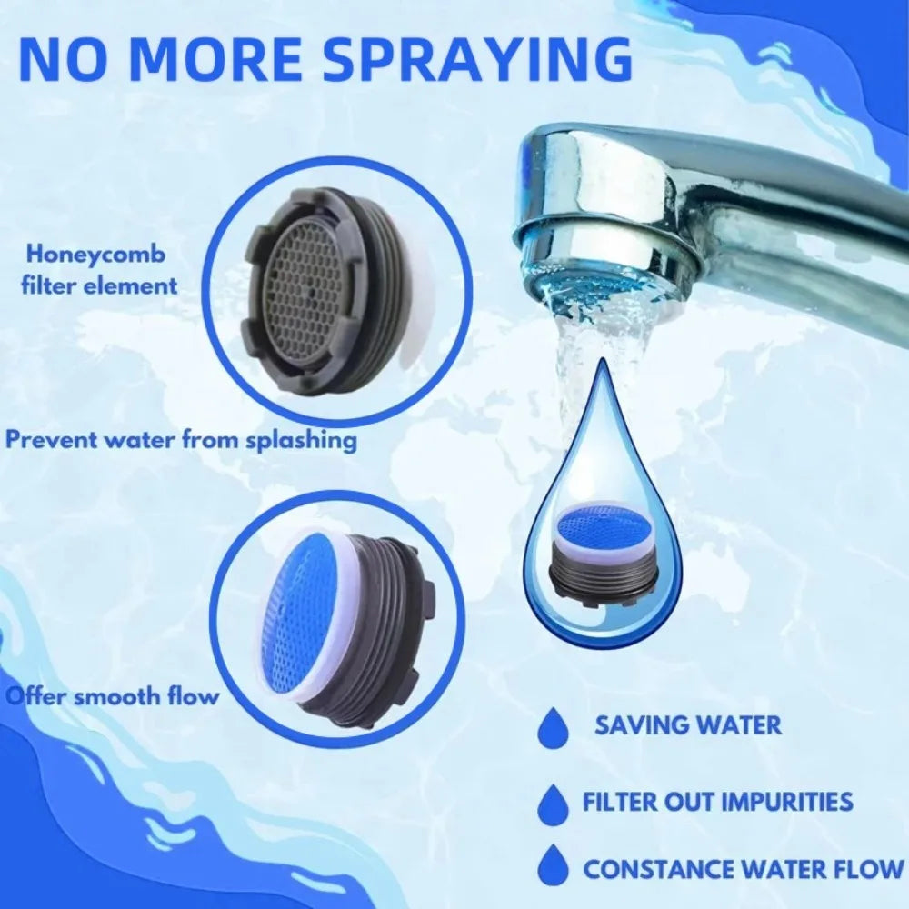 Faucet Aerator M24 M21 M18 M16 Female Thread Water Saver Faucet Aerator Qme