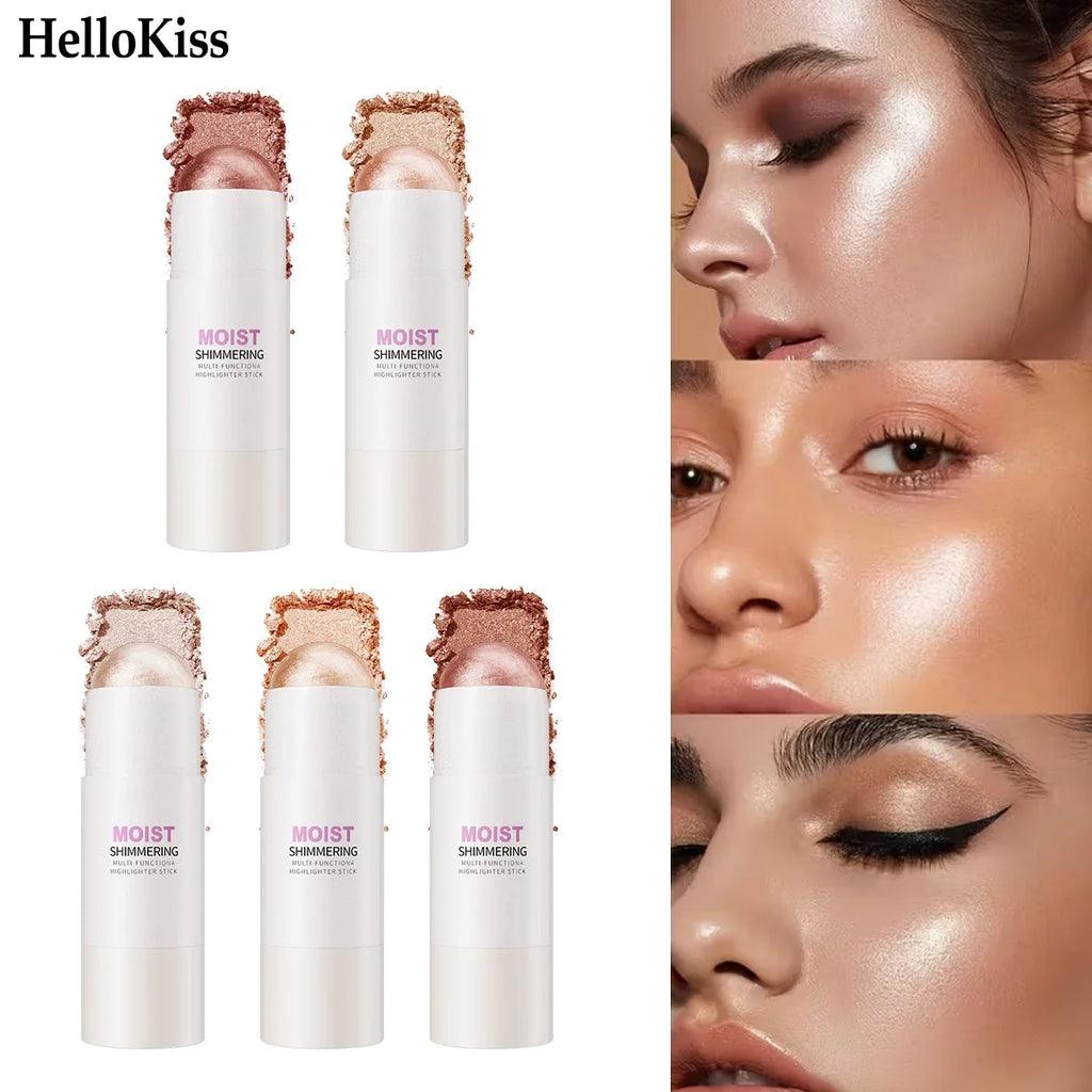 Natural Glow Highlighter Stick – Brightening Face Contour Face Highlighter Stick Qme