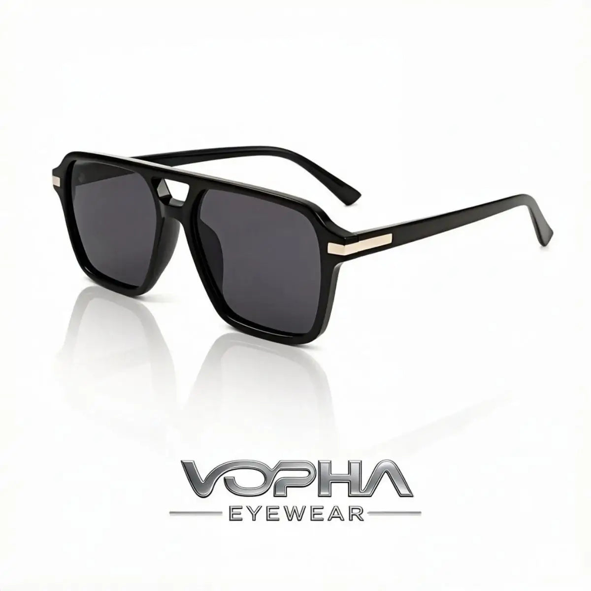 VOPHA Retro Square Aviator Sunglasses UV400 – Women & Men S31 Fashion Sunglasses Qst C1