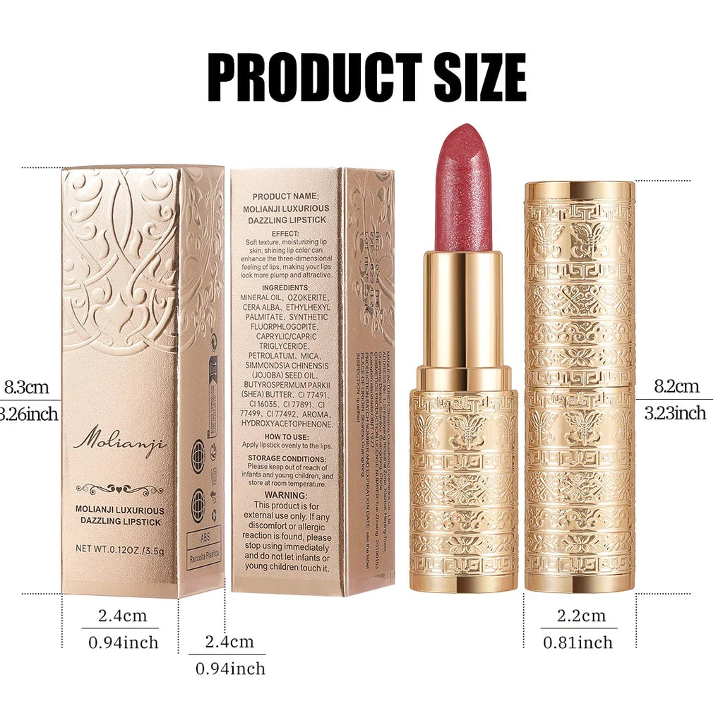 Qme Shining Lipstick – Long-Lasting Vibrant Color Lipstick Qme