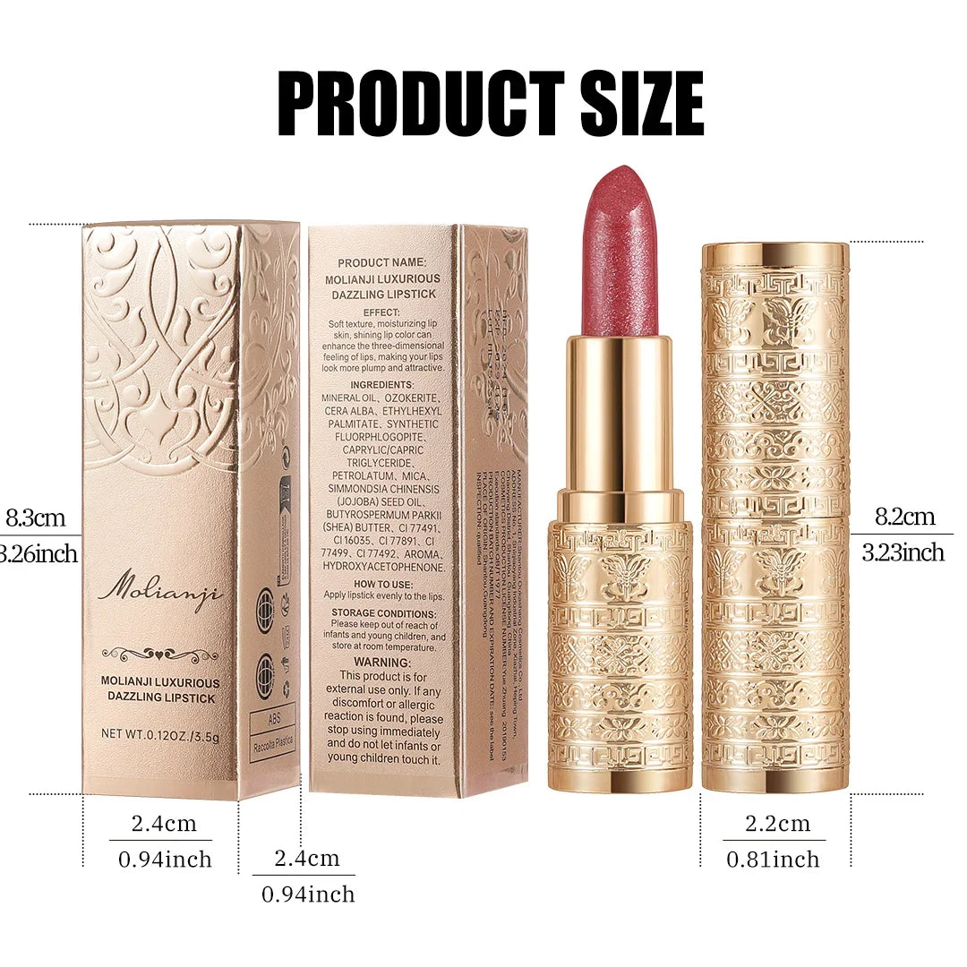 Qme Shining Lipstick – Long-Lasting Vibrant Color Lipstick Qme