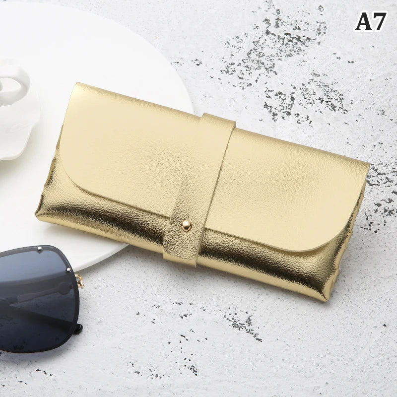 Soft PVC Leather Glasses Case – Sunglasses Storage Box Eyeglasses Case Qst A7